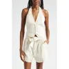 A.l.c Woodson Vest In Cream/black Stripe