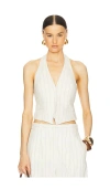 A.l.c Woodson Vest In Cream
