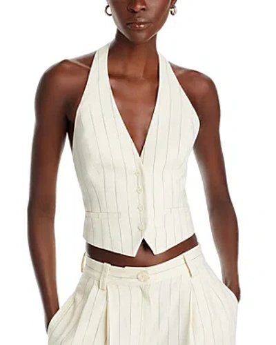 A.l.c Woodson Vest In Cream/black Stripe
