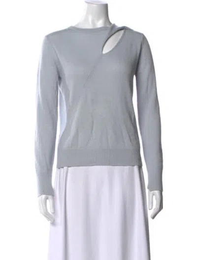 Pre-owned A.l.c Wool Asymmetrical Sweater In Blue