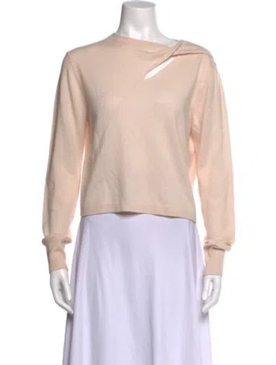 Pre-owned A.l.c Wool Asymmetrical Sweater In Pink