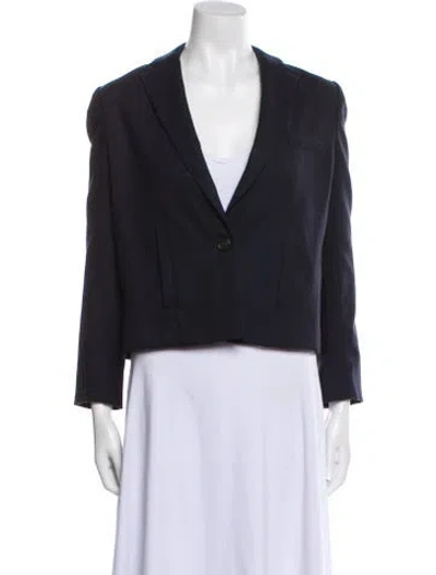 Pre-owned A.l.c Wool Blazer In Blue