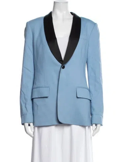 Pre-owned A.l.c Wool Blazer In Blue