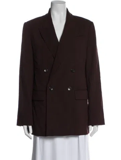 Pre-owned A.l.c Wool Blazer In Brown