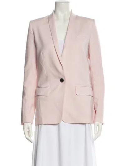 Pre-owned A.l.c Wool Blazer In Pink