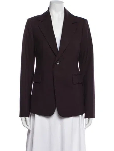Pre-owned A.l.c Wool Blazer In Purple