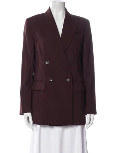 Pre-owned A.l.c Wool Blazer W/ Tags In Burgundy