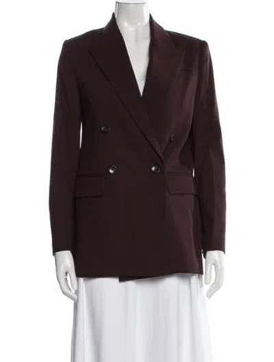 Pre-owned A.l.c Wool Blazer W/ Tags In Burgundy