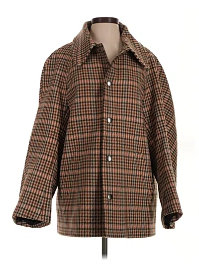 Pre-owned A.l.c Wool Coat In Brown