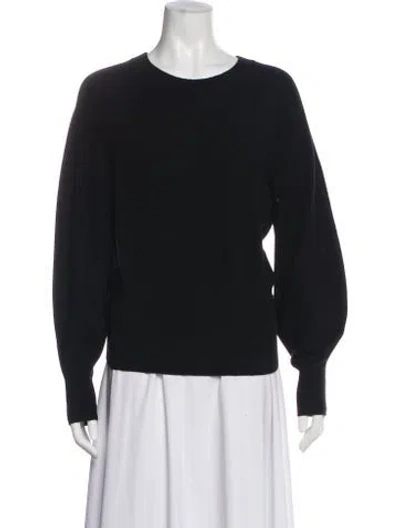 Pre-owned A.l.c Wool Crew Neck Sweater In Black