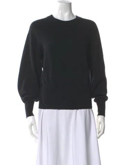 Pre-owned A.l.c Wool Crew Neck Sweater In Black