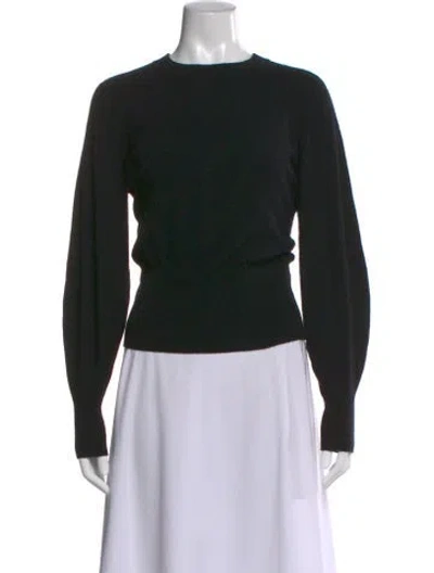 Pre-owned A.l.c Wool Crew Neck Sweater In Black