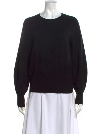 Pre-owned A.l.c Wool Crew Neck Sweater In Black