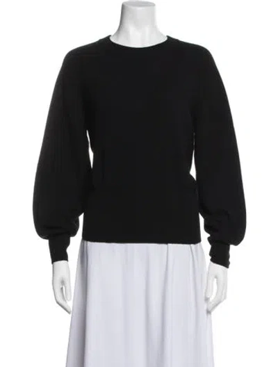 Pre-owned A.l.c Wool Crew Neck Sweater In Black