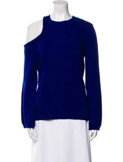 Pre-owned A.l.c Wool Crew Neck Sweater In Blue
