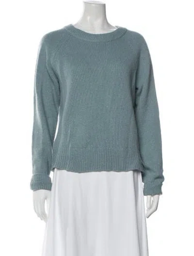 Pre-owned A.l.c Wool Crew Neck Sweater In Blue