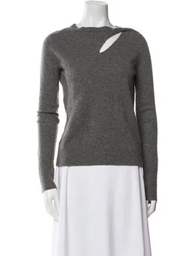 Pre-owned A.l.c Wool Crew Neck Sweater In Gray