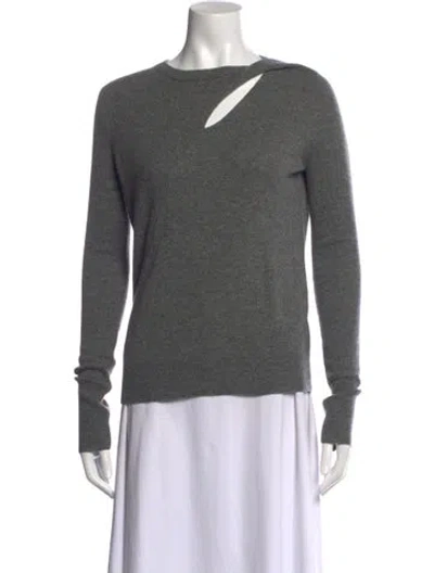 Pre-owned A.l.c Wool Crew Neck Sweater In Gray