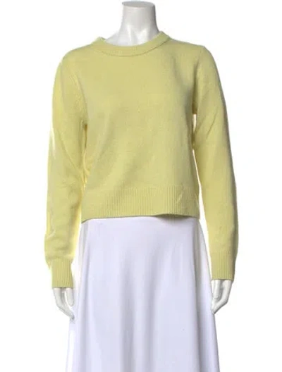 Pre-owned A.l.c Wool Crew Neck Sweater In Green