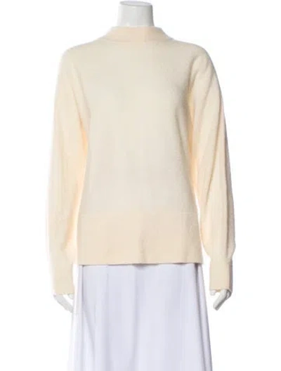 Pre-owned A.l.c Wool Crew Neck Sweater In Neutral