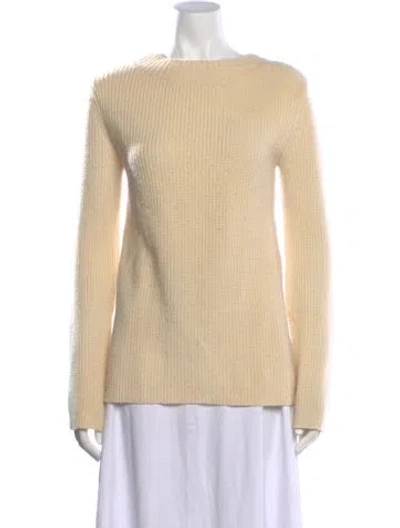 Pre-owned A.l.c Wool Crew Neck Sweater In Neutrals
