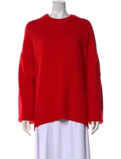 Pre-owned A.l.c Wool Crew Neck Sweater W/ Tags In Red