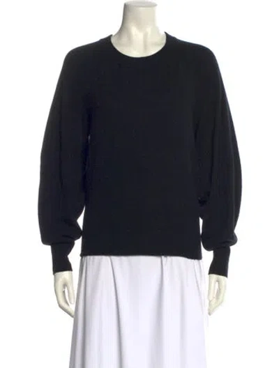 Pre-owned A.l.c Wool Crew Neck Sweatshirt In Black