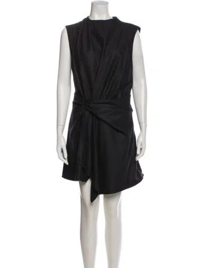 Pre-owned A.l.c Wool Knee-length Dress In Black