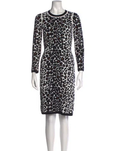 Pre-owned A.l.c Wool Knee-length Dress In White