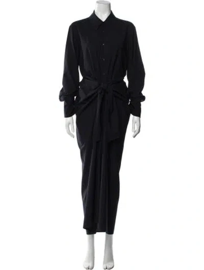 Pre-owned A.l.c Wool Long Dress In Blue