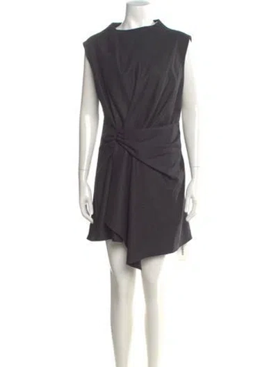 Pre-owned A.l.c Wool Mini Dress In Gray