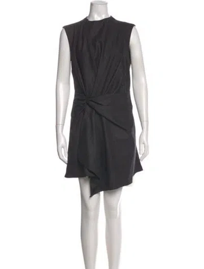 Pre-owned A.l.c Wool Mini Dress In Gray