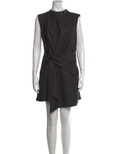 Pre-owned A.l.c Wool Mini Dress In Gray