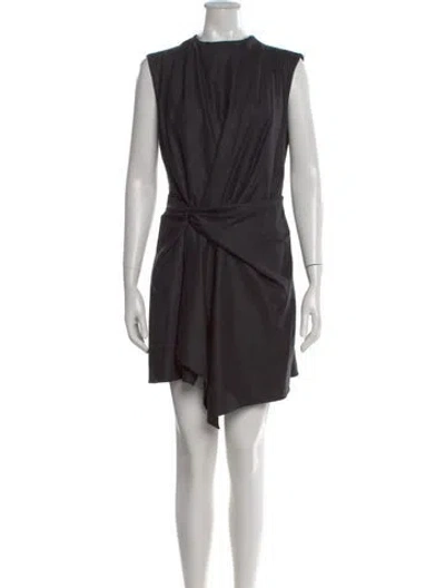 Pre-owned A.l.c Wool Mini Dress W/ Tags In Black