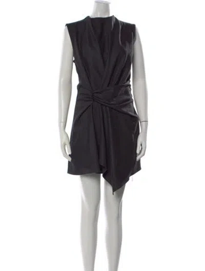 Pre-owned A.l.c Wool Mini Dress W/ Tags In Black