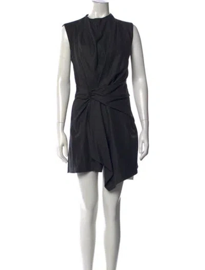 Pre-owned A.l.c Wool Mini Dress W/ Tags In Black