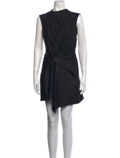 Pre-owned A.l.c Wool Mini Dress W/ Tags In Black