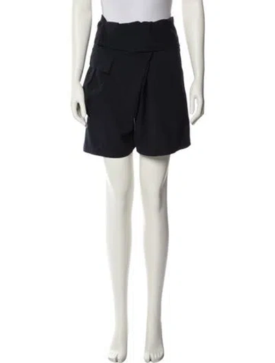 Pre-owned A.l.c Wool Mini Shorts In Blue