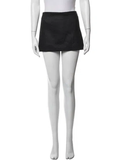 Pre-owned A.l.c Wool Mini Skirt W/ Tags In White