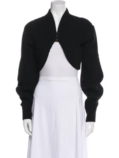 Pre-owned A.l.c Wool Mock Neck Sweater W/ Tags In Black