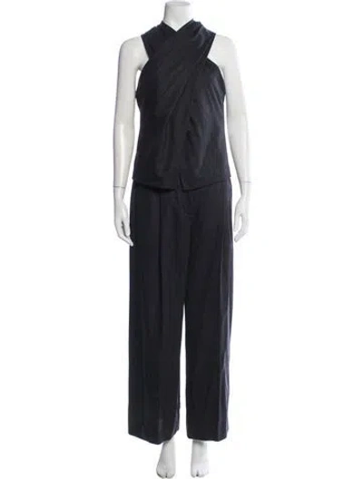 Pre-owned A.l.c Wool Pant Set In Blue
