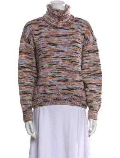 Pre-owned A.l.c Wool Printed Sweater In Neutral