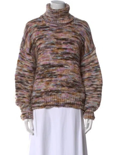 Pre-owned A.l.c Wool Printed Sweater In Pink