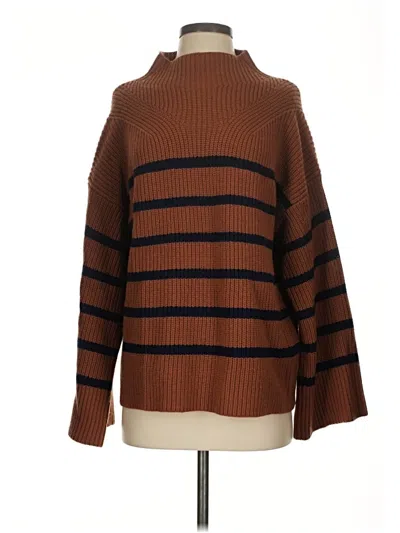 Pre-owned A.l.c Wool Pullover Sweater In Brown