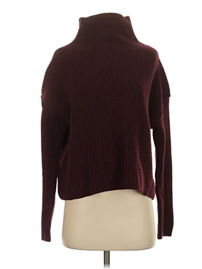 Pre-owned A.l.c Wool Pullover Sweater In Burgundy