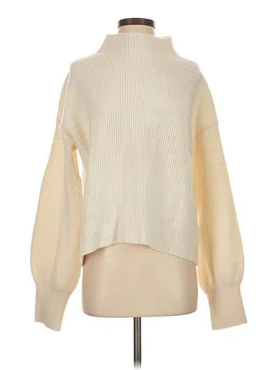 Pre-owned A.l.c Wool Pullover Sweater In White
