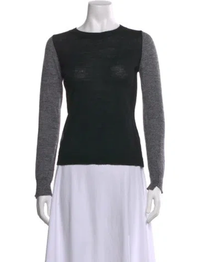 Pre-owned A.l.c Wool Scoop Neck Sweater In Multi