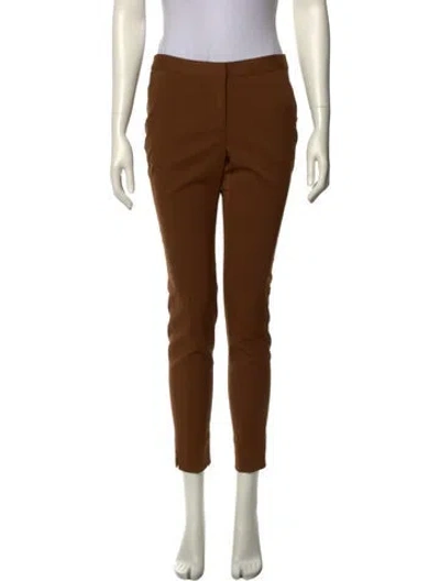 Pre-owned A.l.c Wool Skinny Leg Pants In Brown