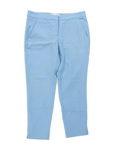 Pre-owned A.l.c Wool Straight Leg Pants In Blue