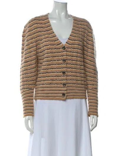 Pre-owned A.l.c Wool Striped Sweater In Blue
